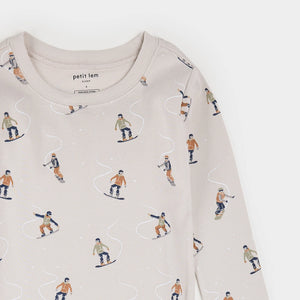 Petit Lem - 2 Piece PJ - Snowboarders