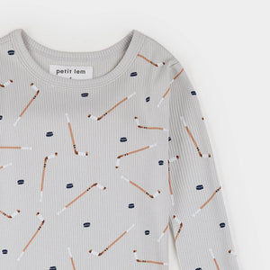 Petit Lem - 2 Piece PJ - Stick & Puck