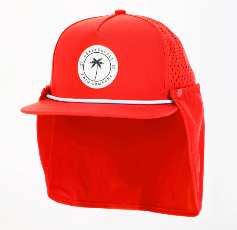 Honeysuckle - Snapback Sunhat - Red|147117