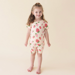 "My Jammies" Organic Pjs - Short- Strawberries|202601