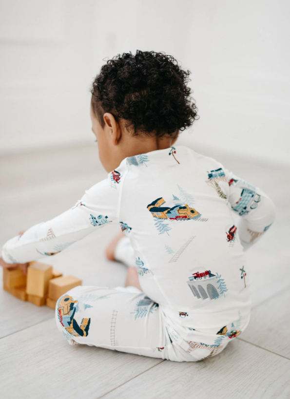 Loulou Lollipop - Long Sleeve Pajama Set All Aboard|114263