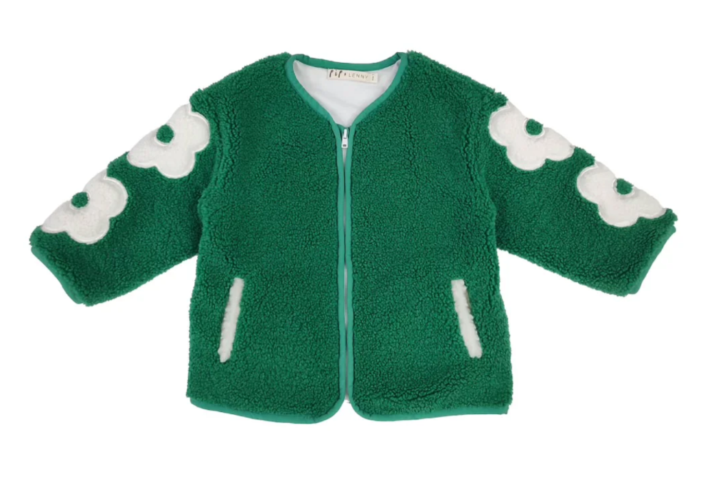 Pip & Lenny - Winnie Cosy Coat - Green|105008