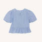 Creamie - Woven Stripe Top Blue Lustre|193999
