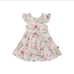 Belan.J - Ruffled Sleeves Twirl Dress Floral Bliss|188301