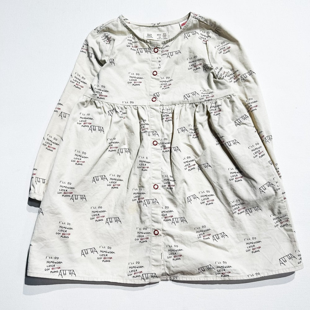 Zara Dress 3-4Y **Imperfection|209974