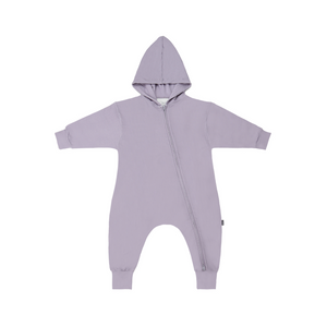 Belan.J - Baggy Hoodie Zipper Jumpsuit Periwinkle|173316