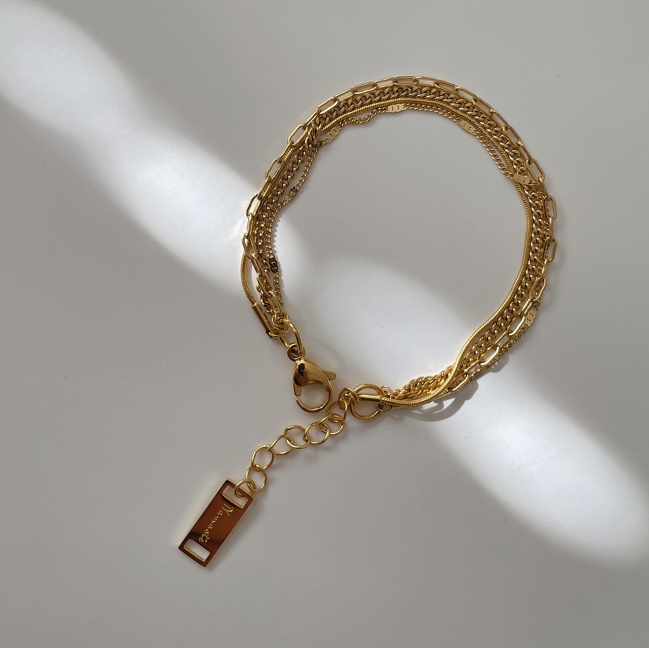 Neptune Bracelet - 18K PVD Gold Plating|176865