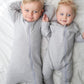 Little Bipsy - Grey 2-Way Zip Romper|108937