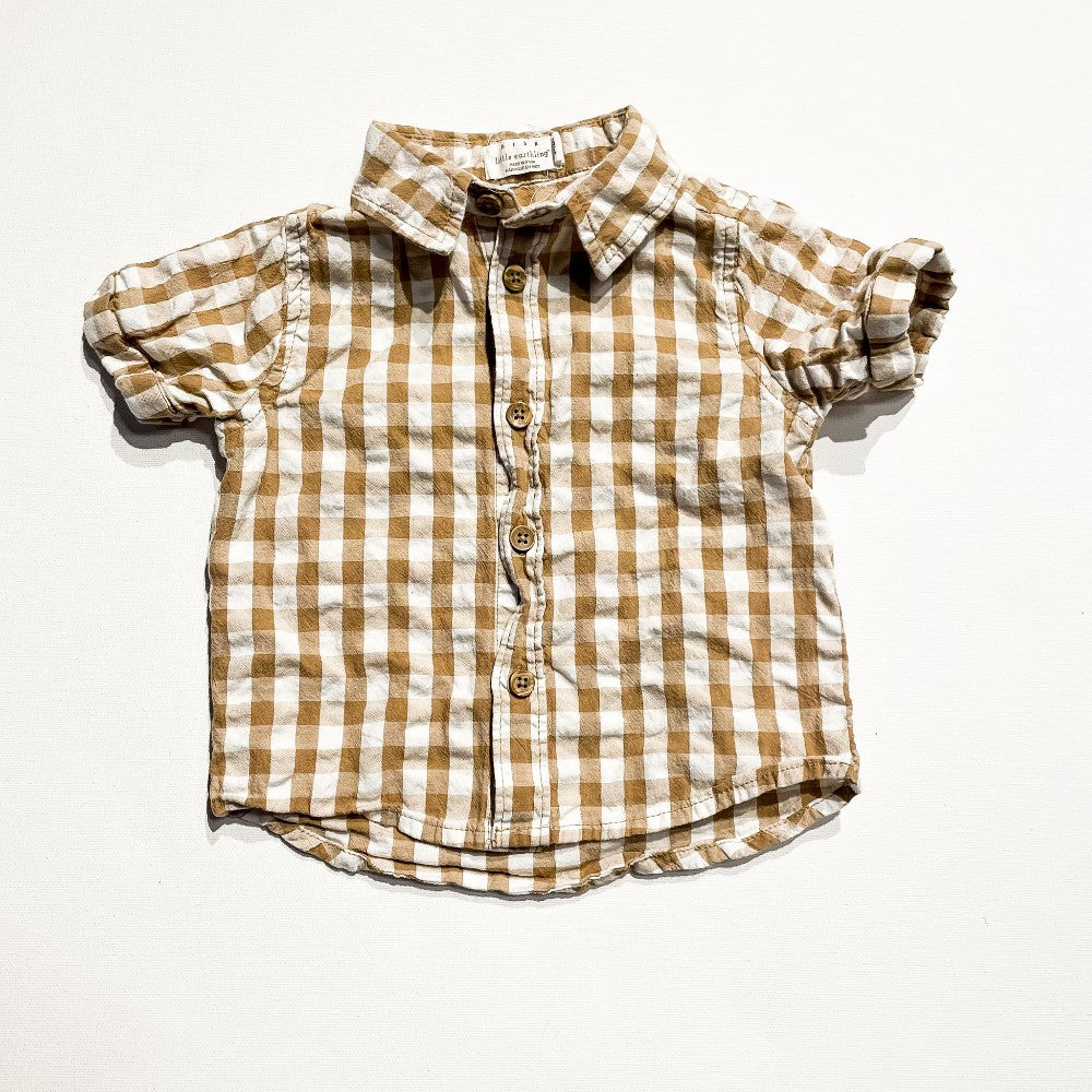 Rise Little Earthling Shirt 9-12M|216738