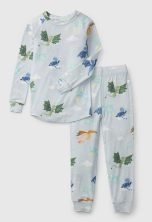 Loulou Lollipop - Long Sleeved Pajama Set - Magical Dragons|155015