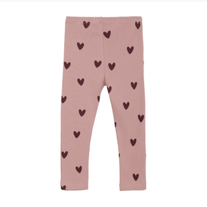 Creamie - Rib Leggings Woodrose|155800