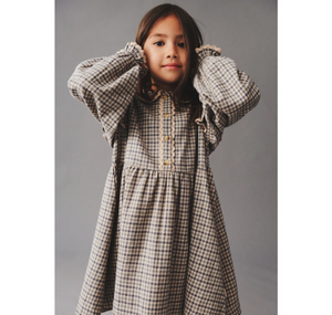 Wheat - Dress Alissa blue check|164449