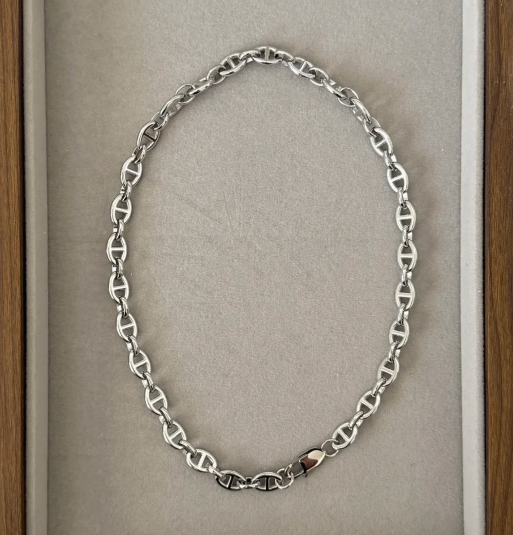 Selena Chain Necklace -Silver|218807