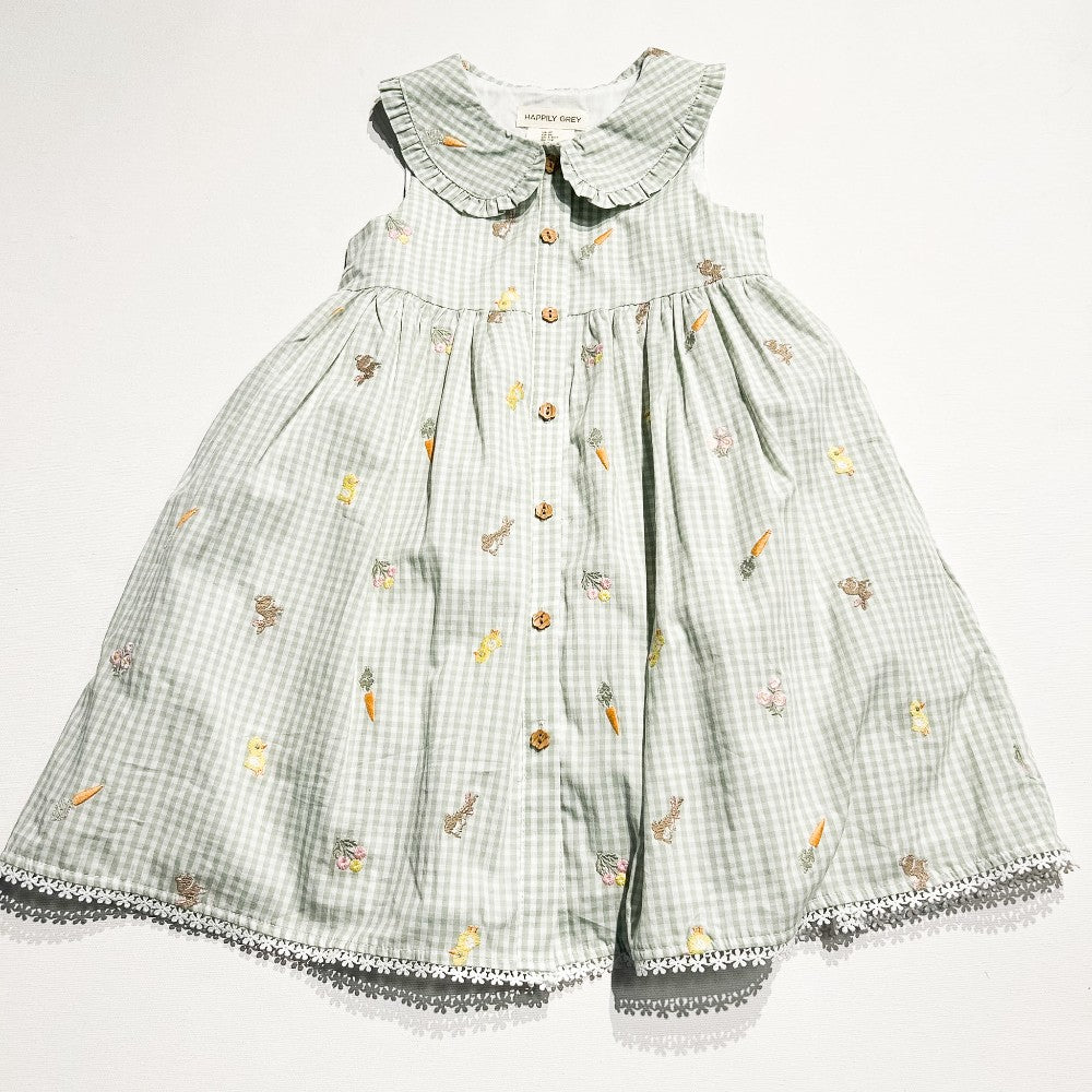 Happily Grey Dress 5Y|211222