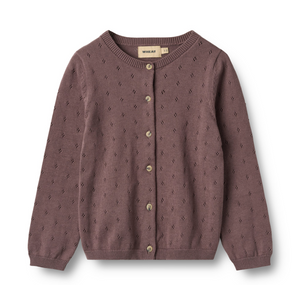 Wheat - Knit Cardigan Maia Plum|164368