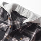 Little Bipsy - Hooded Flannel - Black|109210