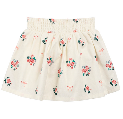 Miles The Label - Woven Floral Bow Skirt|193756