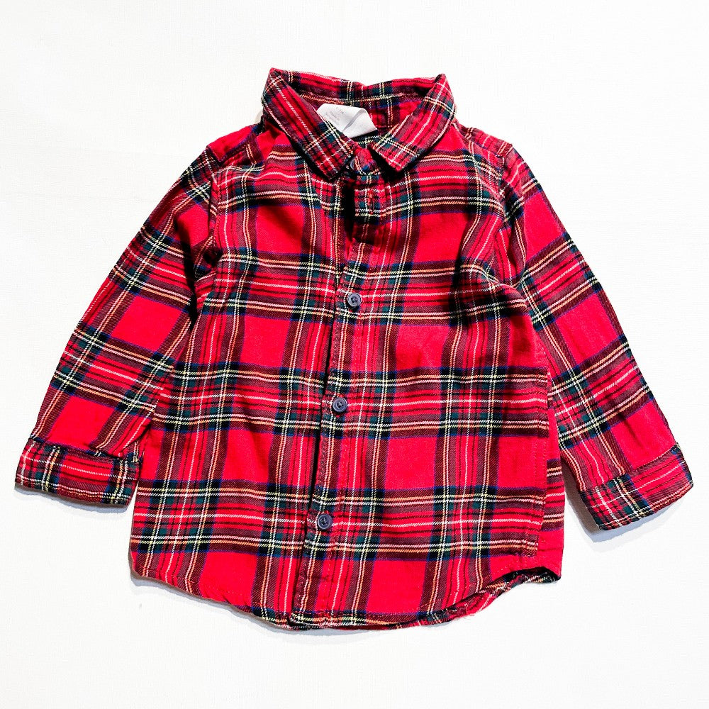 H&M Button Up 6-9M|118536