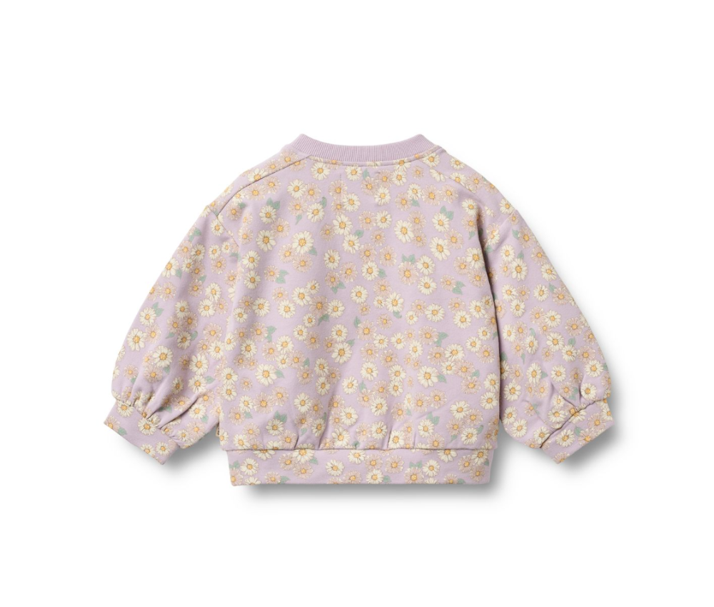 Wheat - Sweatshirt L/S Lia Lavender Daisies|191179
