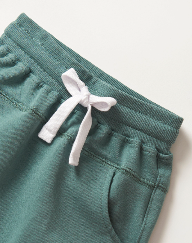 Little Bipsy - Raw Edge Harem Shorts - Teal|138012