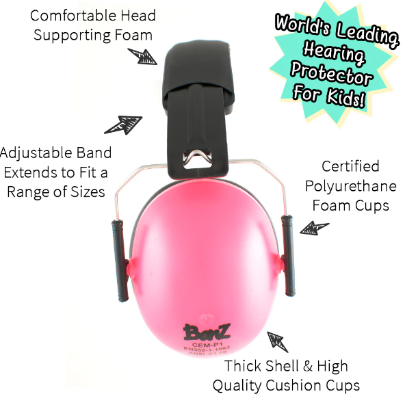 Baby Benz Earmuffs - Kids 2Y+ - Pink|151677