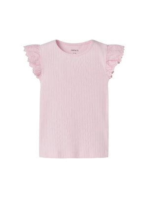 Name It - Ribbed Ruffle Top|225563