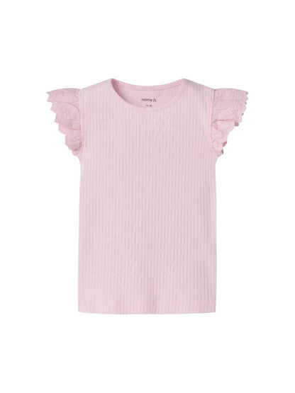 Name It - Ribbed Ruffle Top|225563