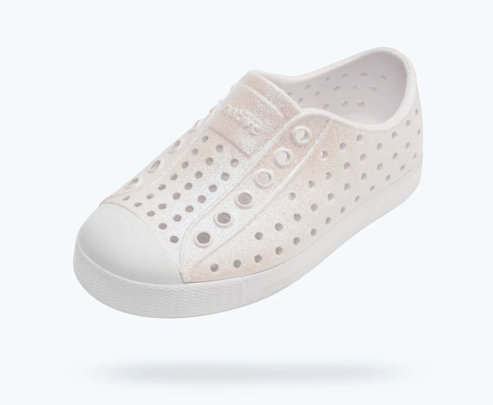 Native - Jefferson Bio-Bling Child -  Shell White Bling/ Shell White|202584