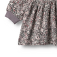 Wheat - Jersey Dress Dorthea Purple Stone Flowers|164387