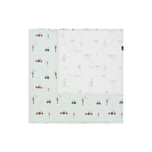Belan.J - Swaddle Blanket Tractors 120cm x 120cm|153127
