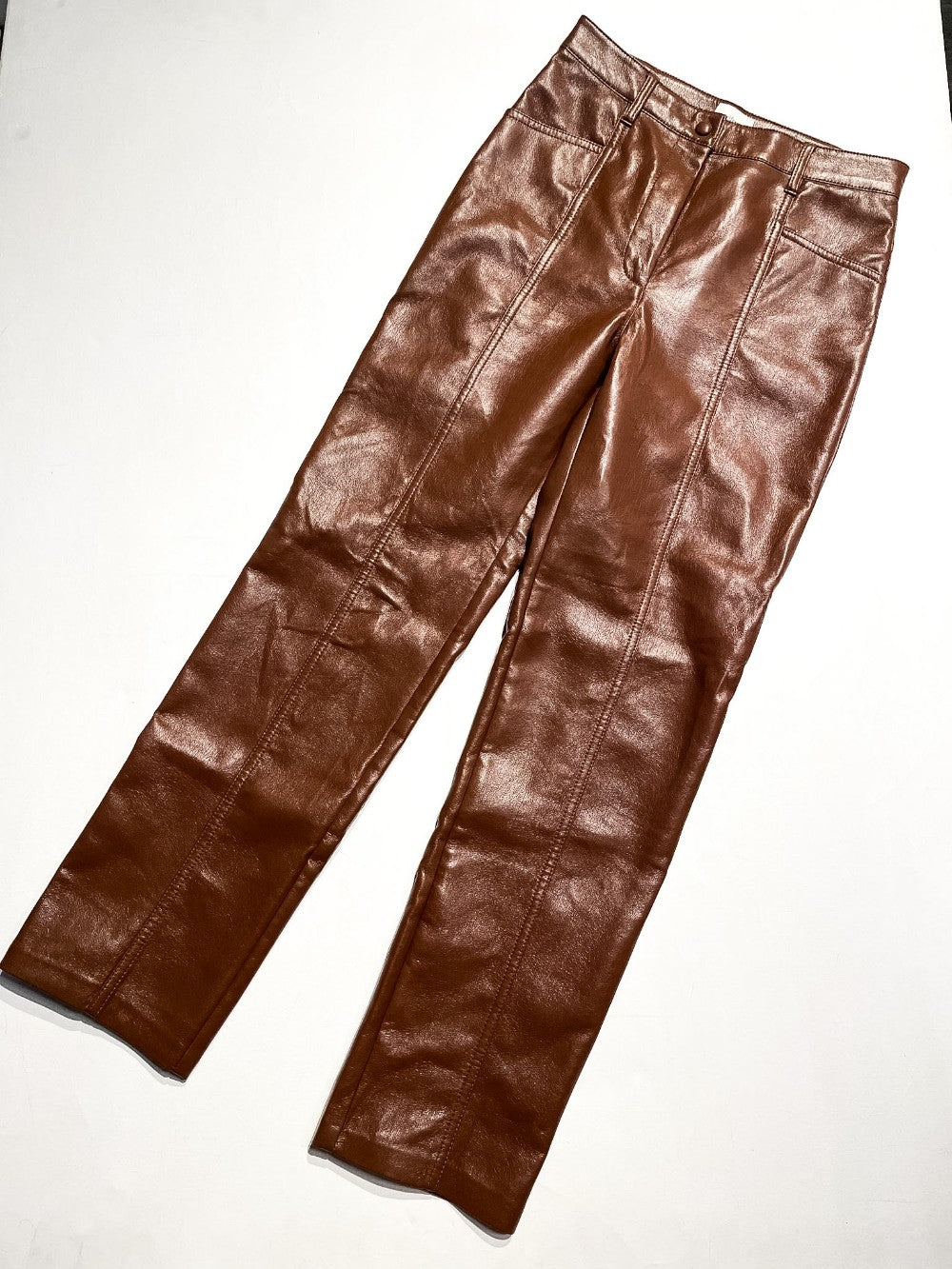 Wilfred Faux Leather Jeans Size 4|206785