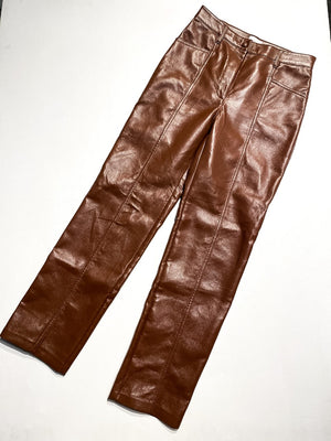 Wilfred Faux Leather Jeans Size 4|206785