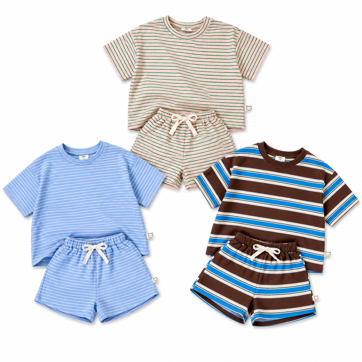 Roobear - Striped Matching Sets