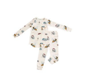 Loulou Lollipop - Long Sleeve Pajama Set All Aboard|114267