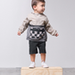 Little Bipsy - Check Black Windbreaker|149316
