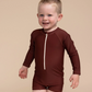 Roco Swim - Zip Up Rashguard W Brown|88531