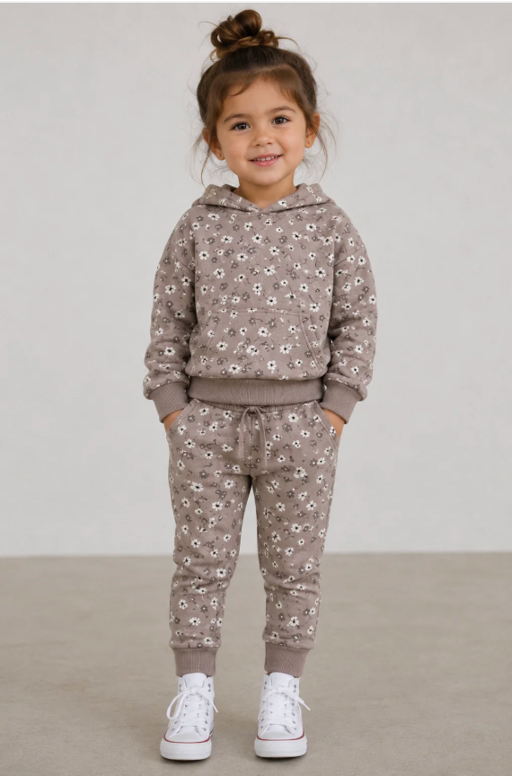 Little Bipsy - Floral Hoodie|226235