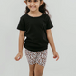 Little & Lively - T-Shirt | Black | Slim Fit|80233