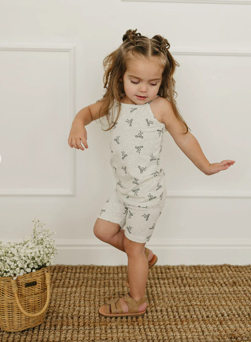 Mebie Baby - Bow Tank + Biker Short Set|185375