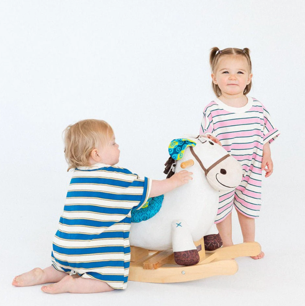 Roobear - Cotton Striped Rompers|208074
