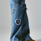 Name It - Wide Leg Heart Jeans|216236