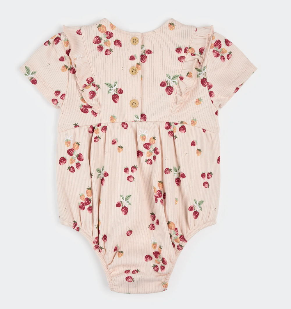 Petit Lem - Romper - Strawberry Bow|187195