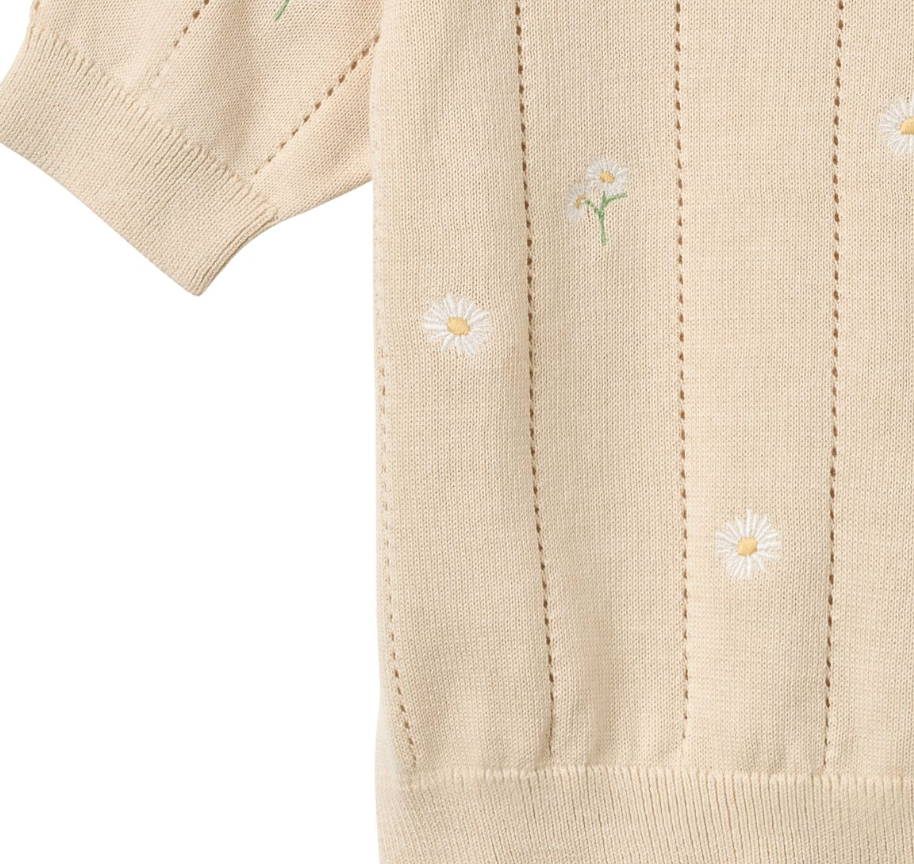 Wheat - Knit Top S/S Malvina Sandshell|197165