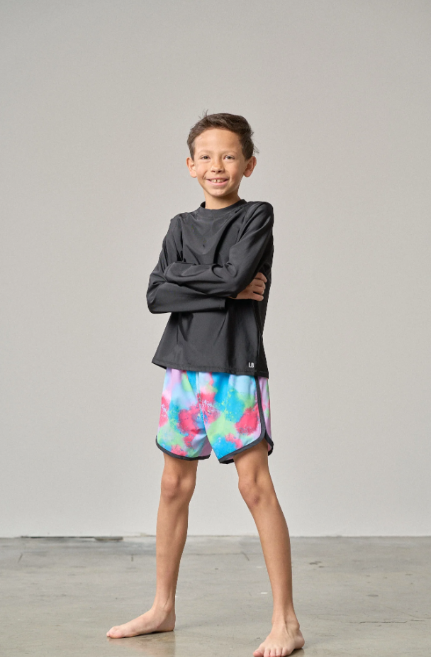 Little Bipsy - Boys Swim Short Neon Watercolor|139435