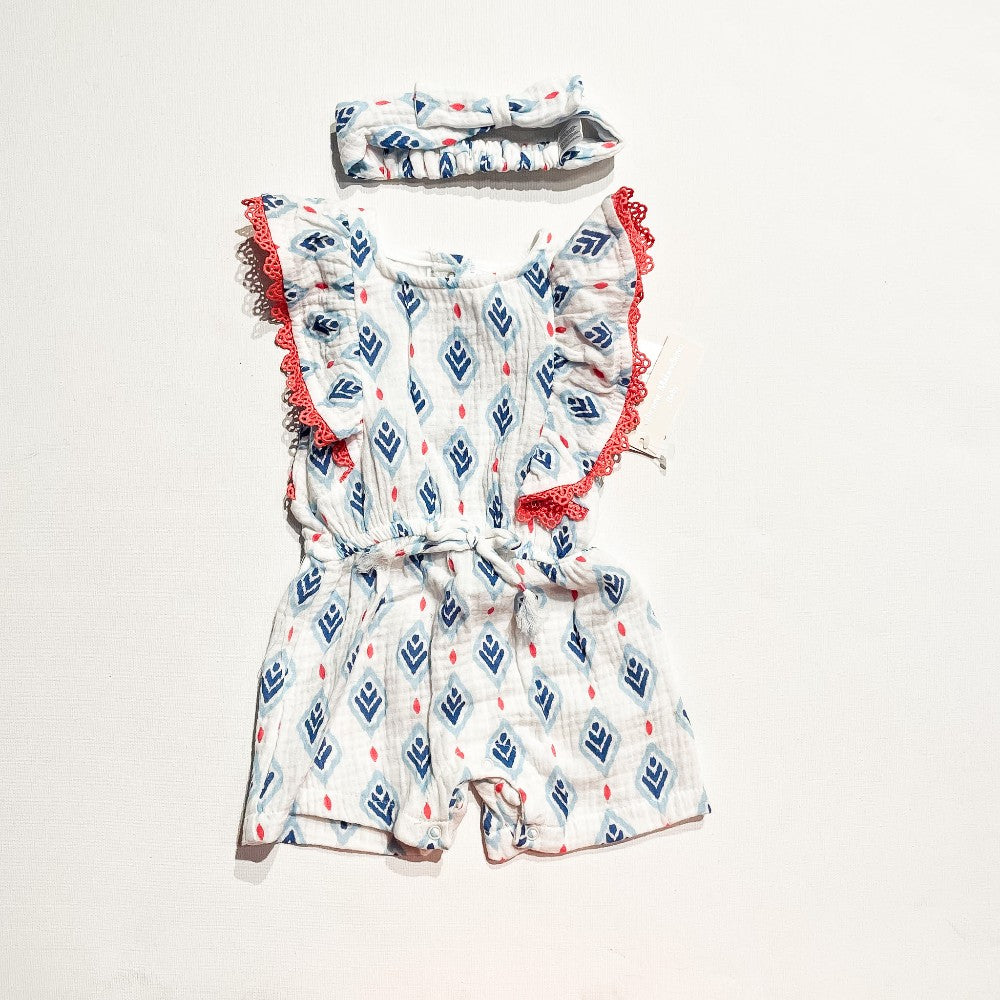 Catherine Melandrino Romper 3-6M|215898