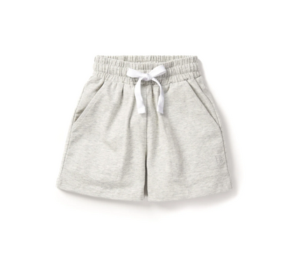 Little Bipsy - Stitch Pocket Jersey Short - Light Heather Grey|142512