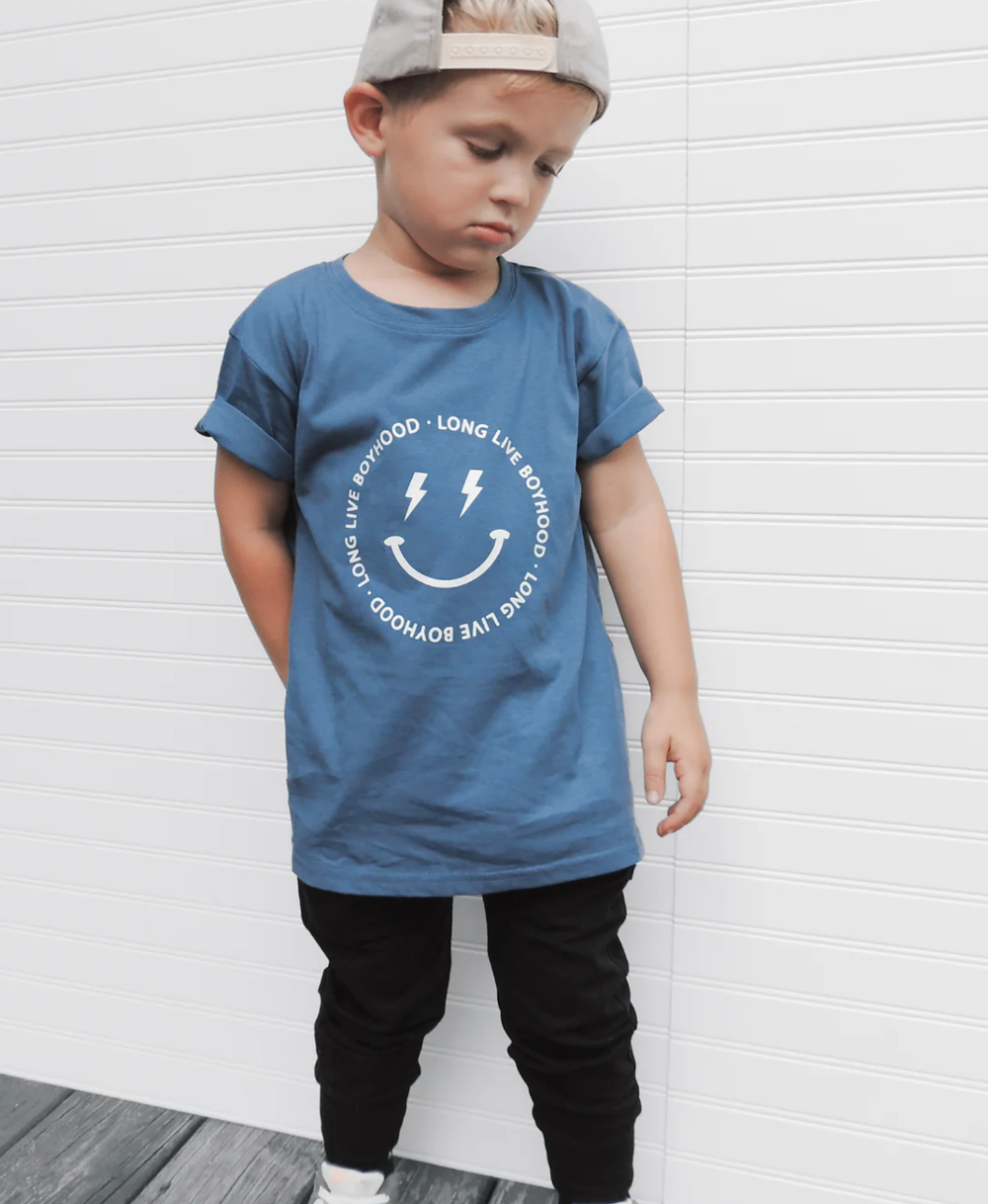 97 Design Co - Long Live Boyhood T-Shirt Blue|77105