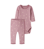 Name It - Petite Floral Ribbed Set|213877
