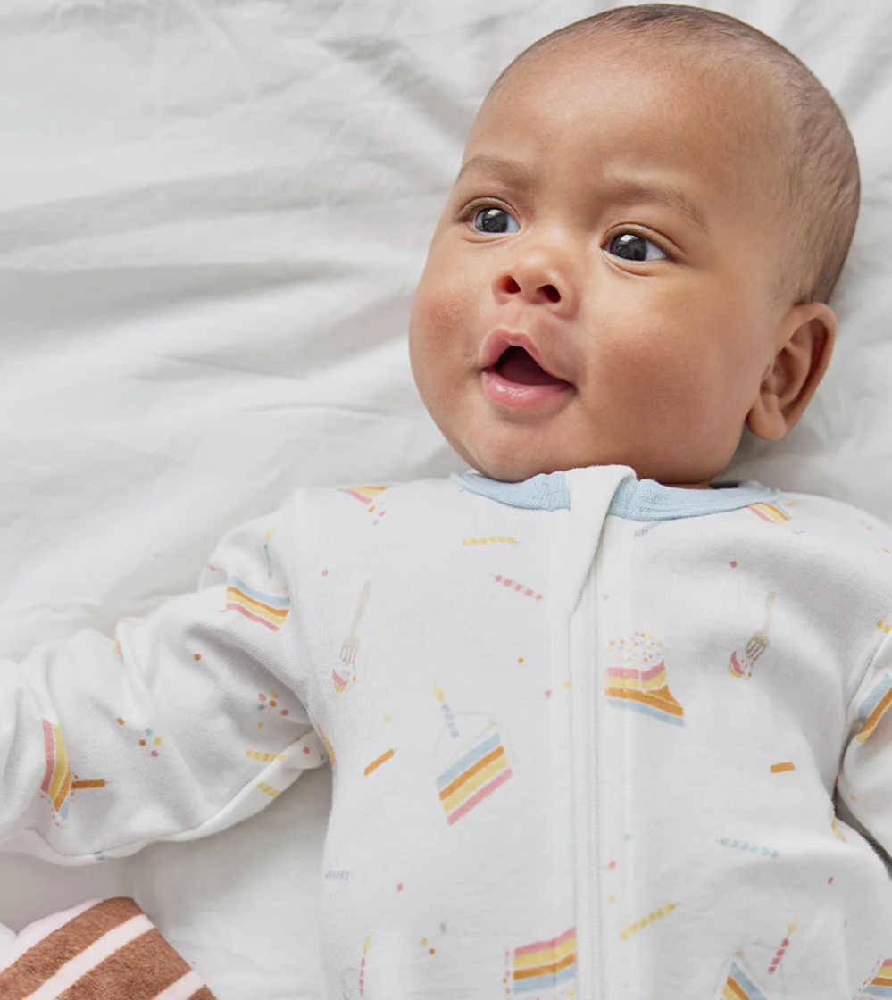 Petit Lem - Footed Sleeper - Birthday Cake|187284