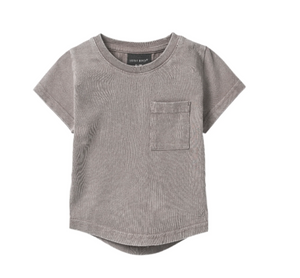 Little Bipsy - Acid Wash Pocket Tee - Grey|145205